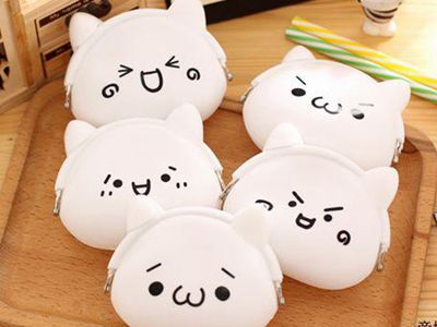 開心君硅膠錢袋 開心君硅膠錢袋