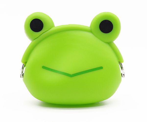 硅膠零錢袋，青蛙硅膠錢包，學(xué)生硅膠錢袋